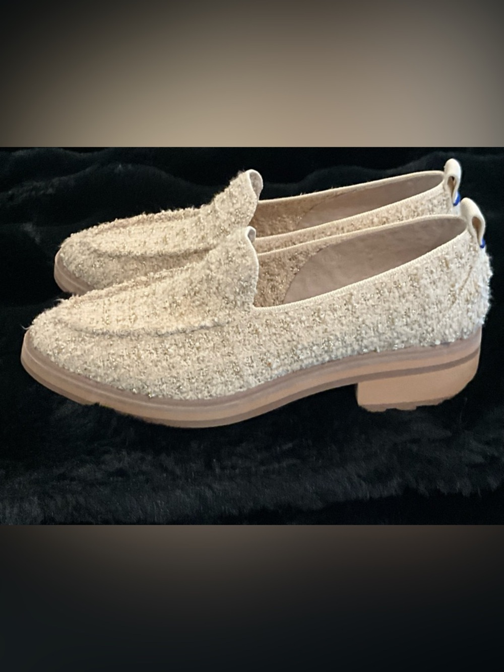 Rothy's Limited Edition Snowcap Lug Loafer Boucle - Picture 5 of 9